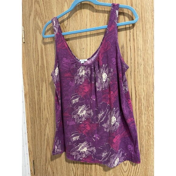 Old Navy Ladies large Tank top Purple Beachy Festival active Summer fun - Picture 1 of 5